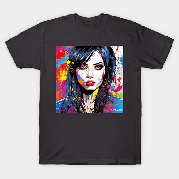 Portrait 7V T-Shirt by amoxes